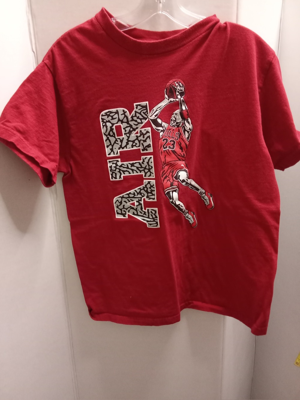 Snelos Jordan 3 Red Cement Match Tee Michael Jordan Graphic Shirt Medium A5